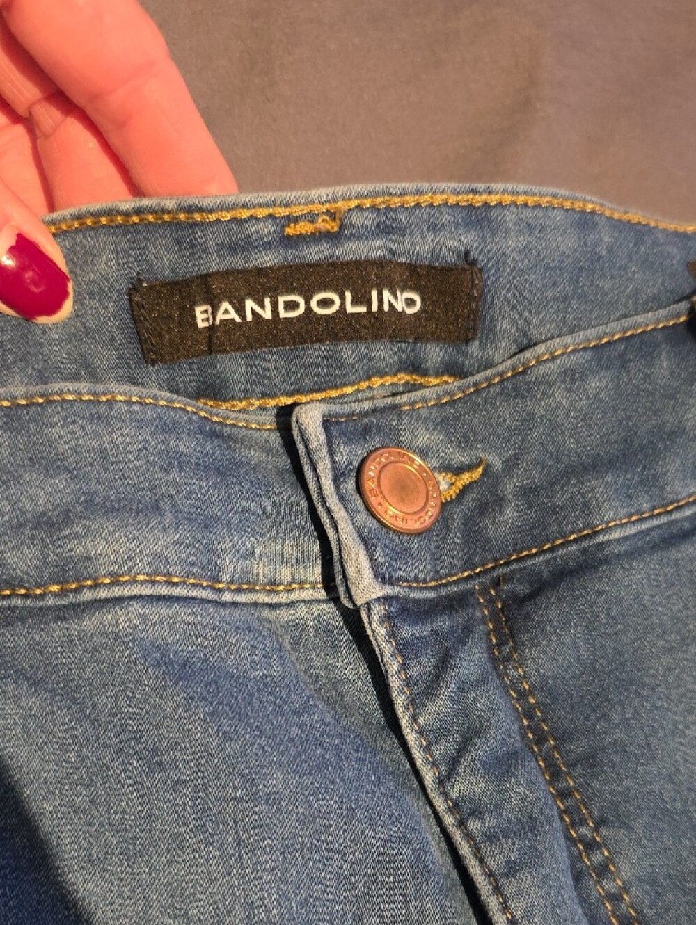 Bandolino Amy Light Blue Jeans NWOT - Picture 2 of 10